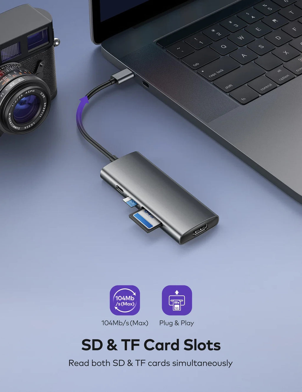 VAVA VA-UC017 (SA) USB C Hub 7-In-1 Adapter