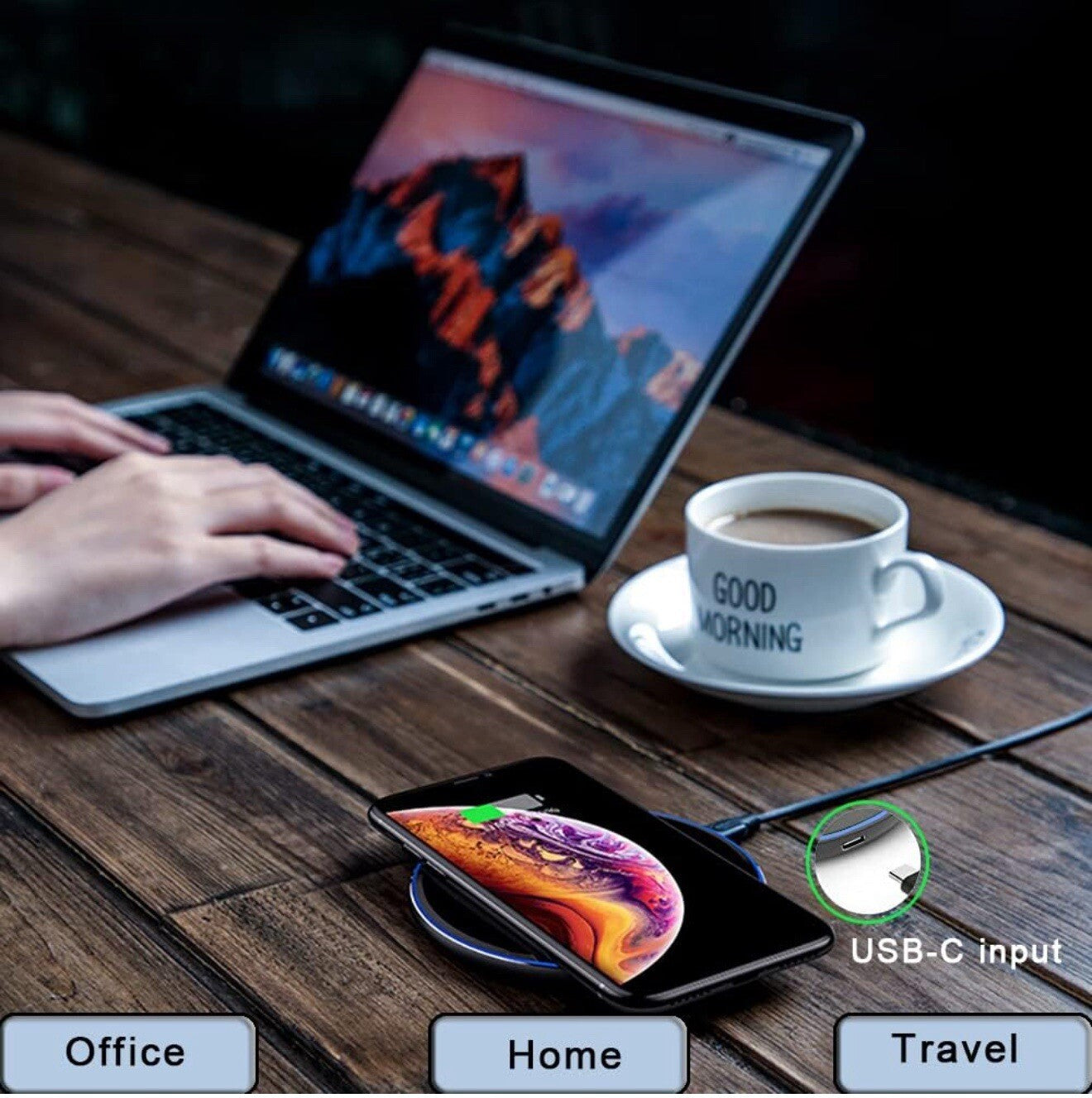 30W Wireless Charger Pad, Wireless Charger for Android/Ios