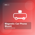 Magnetic Car Phone Mount by PowerPerch