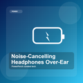 Noise-Cancelling Headphones Over-Ear by PowerPerch